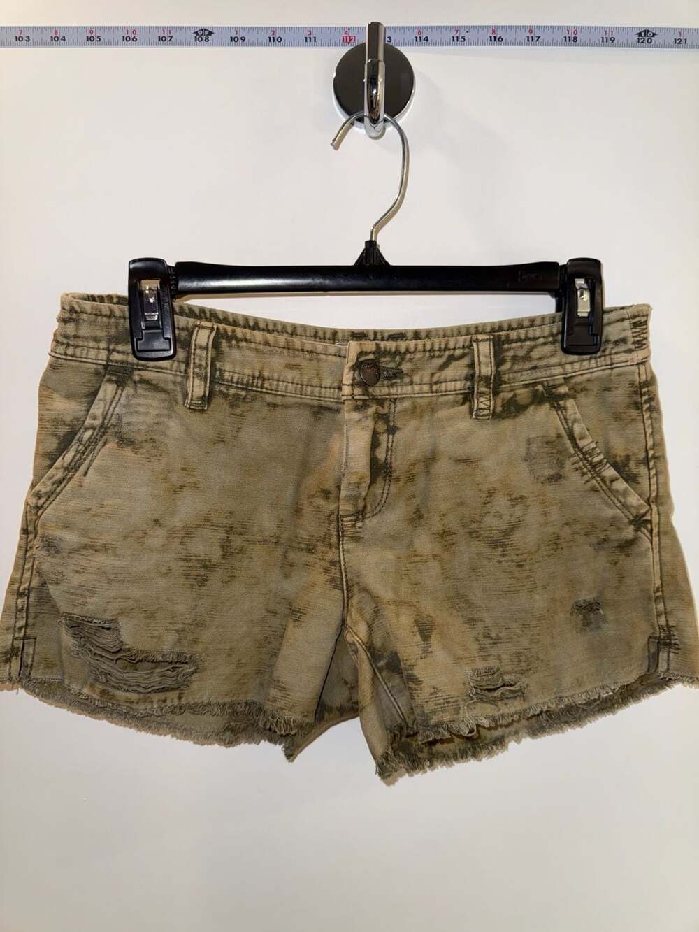 Free People Distressed Acid Wash Cut Off Shorts Size 0